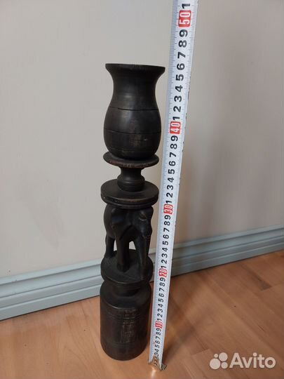 Африканские статуэтки Подсвечник