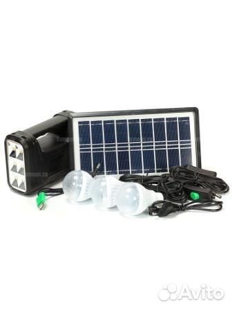 Фонарь аккумуляторный кемпинговый 8017A (три лампы