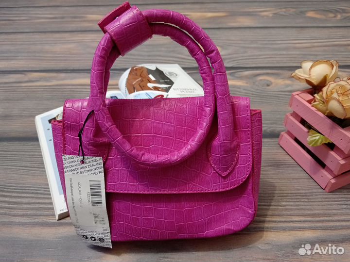 Сумка-мини розовая женская новая