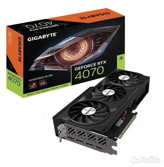 Видеокарта Gigabyte nvidia GeForce RTX 4070 12GB