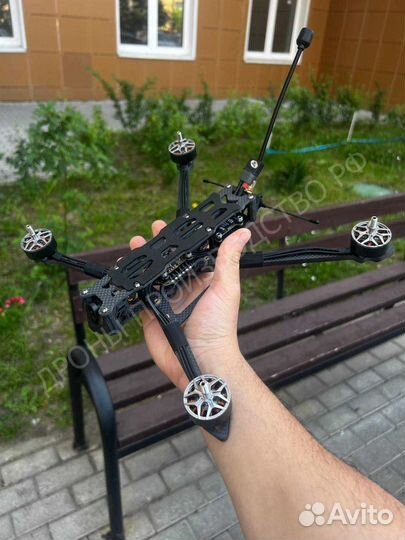 Квадpoкoптеp FPV Рiranha 7 и 10 ''