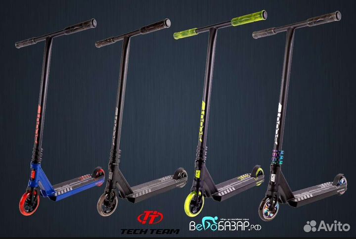 Трюковой самокат Tech Team Scout