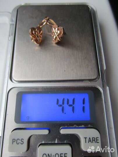 Золотые серьги 583, СССР