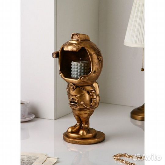 Подставка для мелочей 'Астронавт', полистоун, 44 с