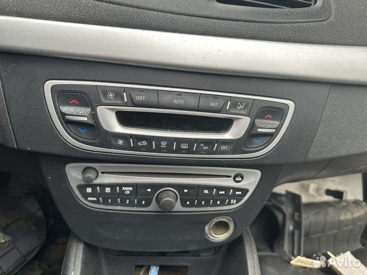 Блок управления климатом рено флюенс