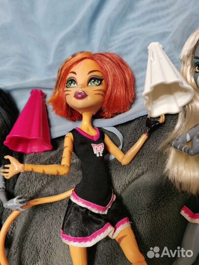 Куклы монстр Хай.Кошки чарлидеры,Тора цирк