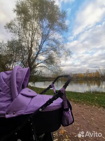 Коляска-люлька 1 в 1 Sevillababy Mirra сиреневый