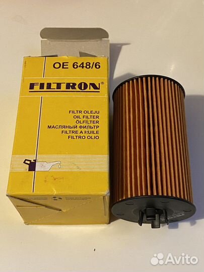 Масляный фильтр filtron OE 648/6