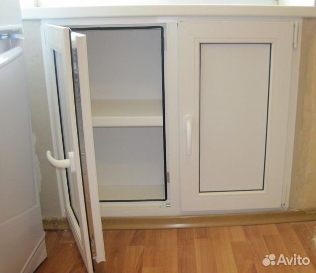 Хрущевский холодильник с установкой