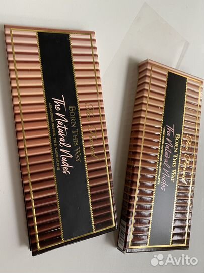Палетка теней too faced