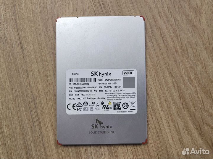 SSD 256 Gb SATA 2.5