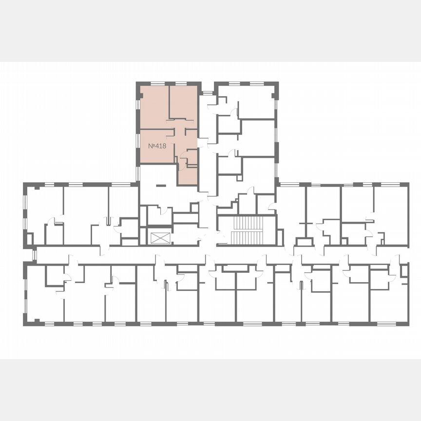 2-к. апартаменты, 48,6 м², 7/13 эт.