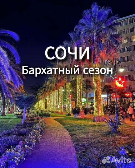 Туры в сочи на Бархатный сезон