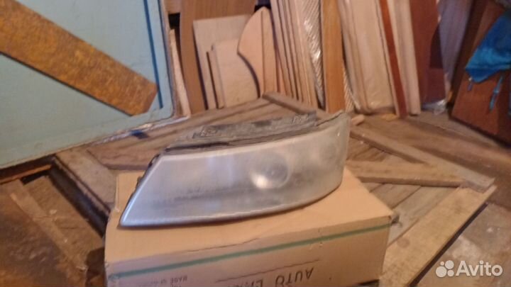 Задний левый и передние фары