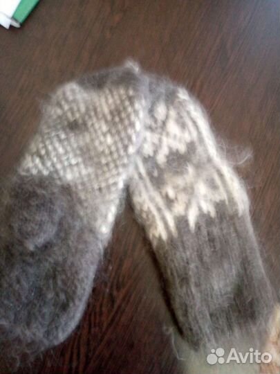 Варежки пуховые