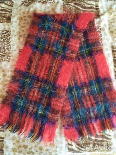 Мужской шарф махеровый