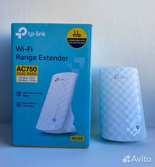 Wifi усилитель репитер TP Link RE190