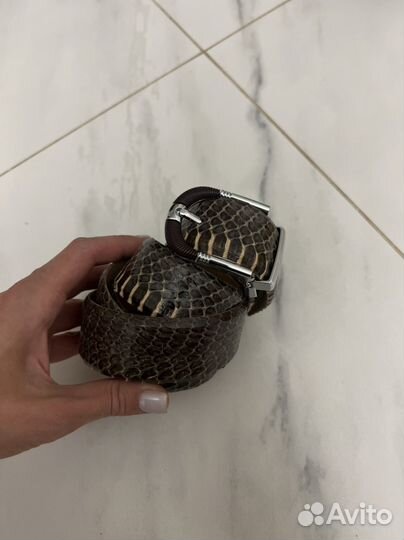 Ремень из кожи питона