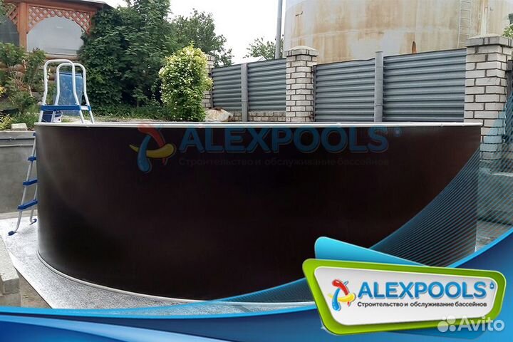 Морозоустойчивый каркасный бассейн 2,44 х 1,25м