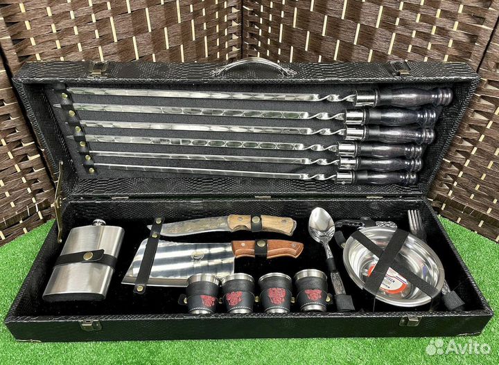 Шашлычный набор в кейсе