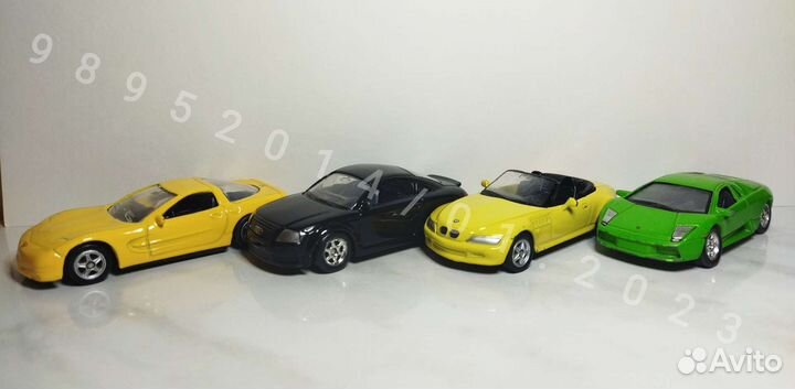 Машинки 1:64 18 штук