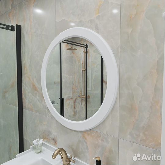 Зеркало caprigo Valletta 80 белый матовый 35330-112.000.00.05