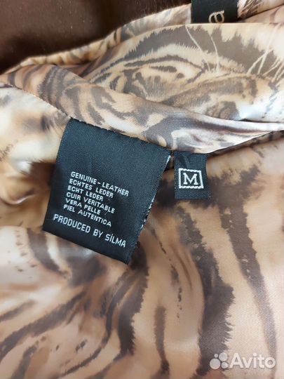 Кожаный плащ женский 42 44