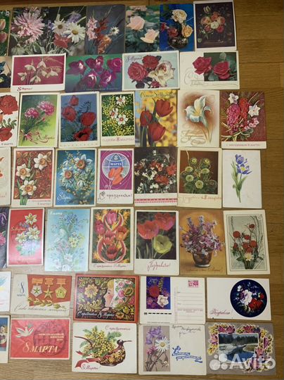 Открытки СССР 8 марта