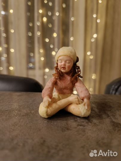 Ёлочная ватная игрушка Йог