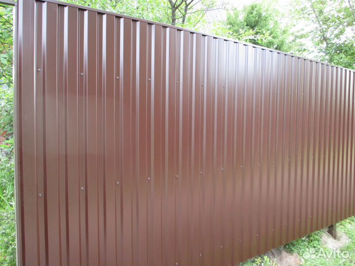 Забор из профлиста