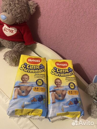 Подгузники для плавания huggies 5-6 размер