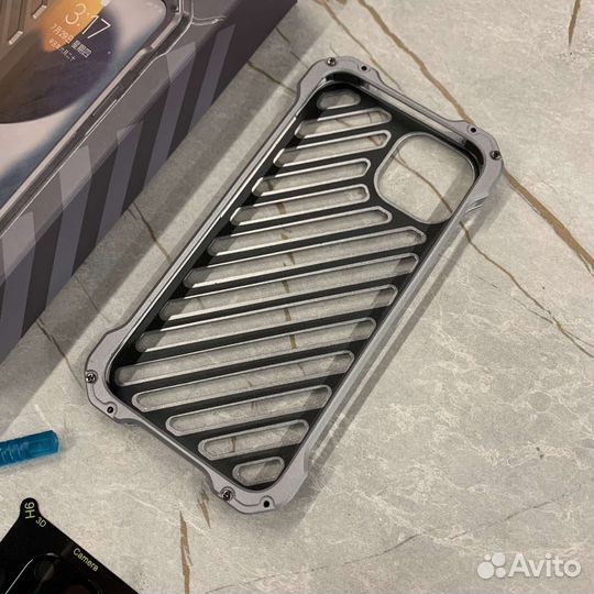 Чехол бампер iPhone 13 алюминий