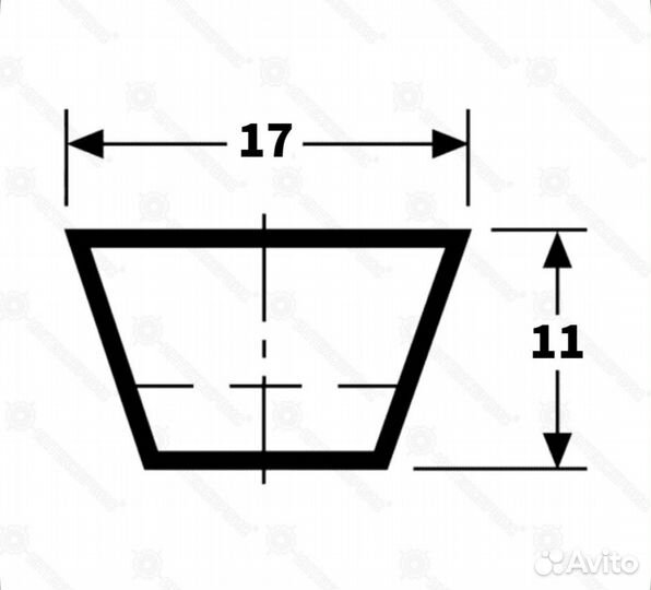 Ремень клиновой В 1240