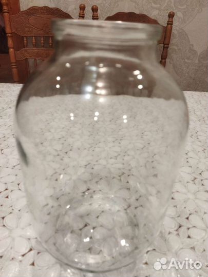 Стеклянная банка 0.8 л,1 л,3 л