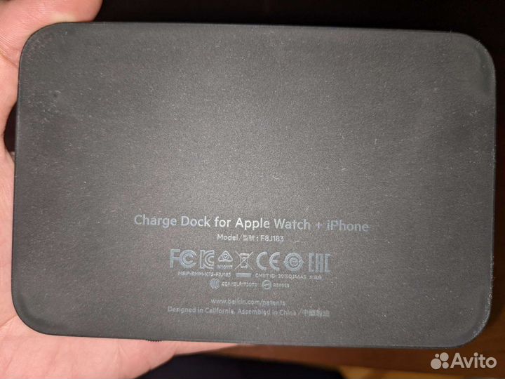 Док станция belkin для iPhone и Apple watch