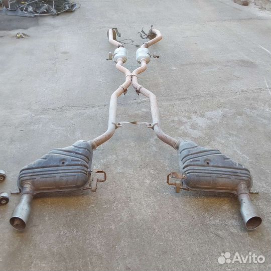 Mercedes W164 3.5 глушитель 272 без катализаторов