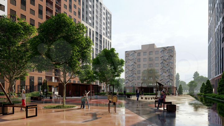 2-к. квартира, 45,3 м², 11/14 эт.