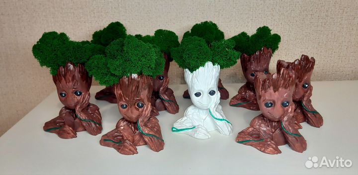 Грут из гипса