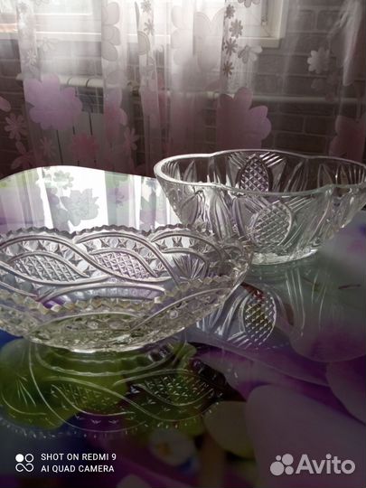 Ваза хрустальная СССР