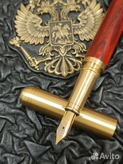 Перьевая ручка Латунь + Сандал