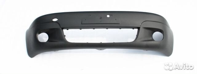 Бампер daewoo matiz 01-15- передний (с отверст. по