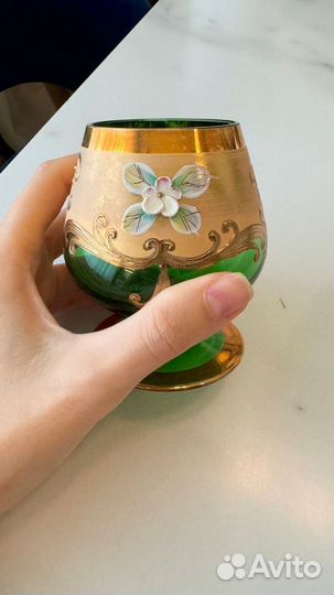 Фужеры бокалы богемия для виски