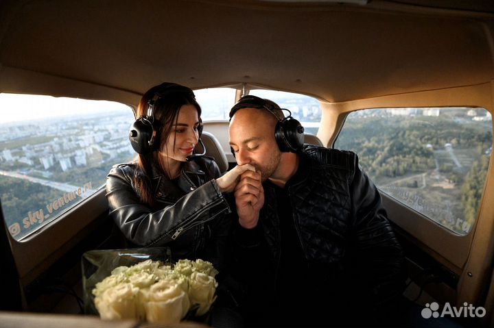 Полет на самолете в Москве