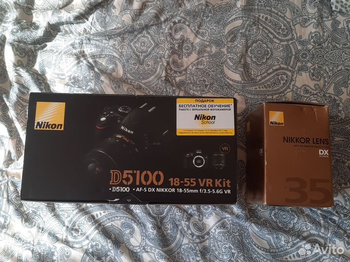 Зеркальный фотоаппарат nikon d5100