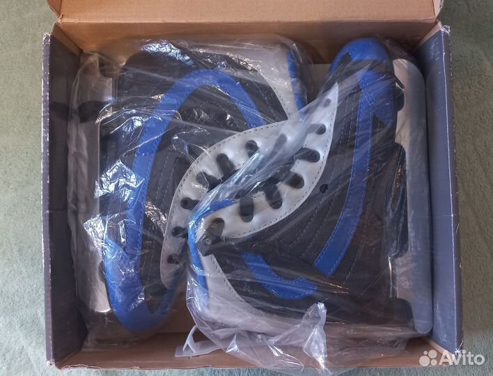 Детские двухполозные коньки Atemi, р 32