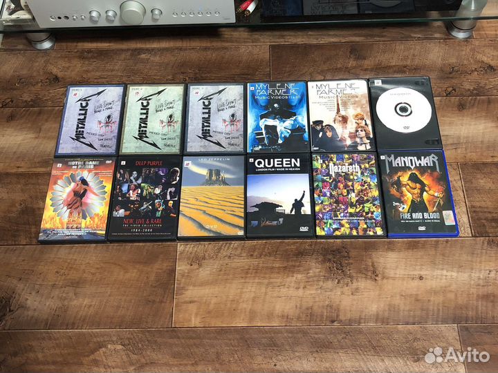 DVD диски рок диско музыка концерты клипы 28 штук