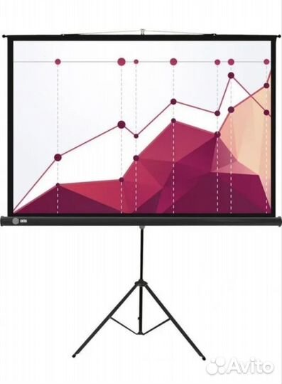 Проекционный экран cactus Triscreen CS-PST-180X180