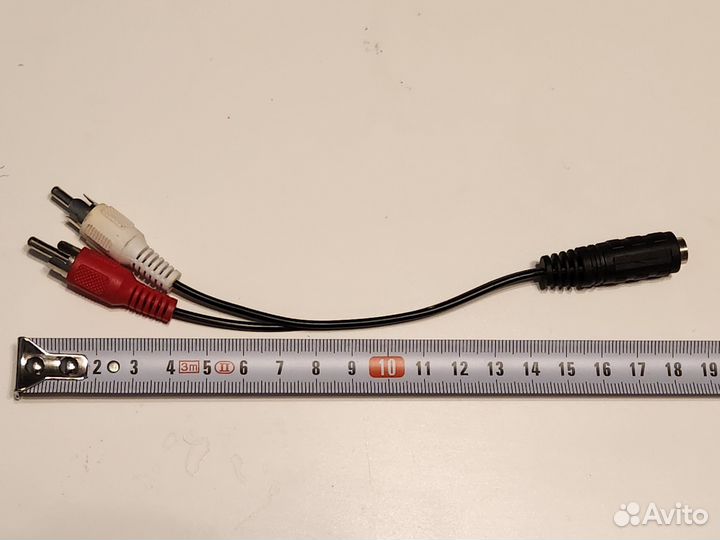 Кабель аудио тюльпаны на 3,5