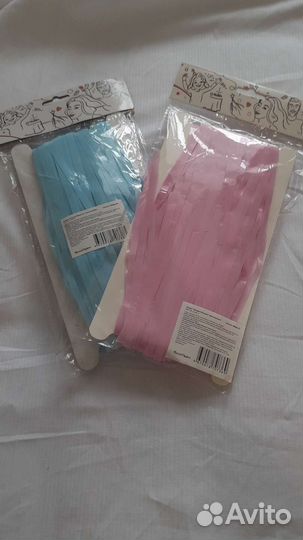 Занавес, дождик для фотозоны на гендер пати