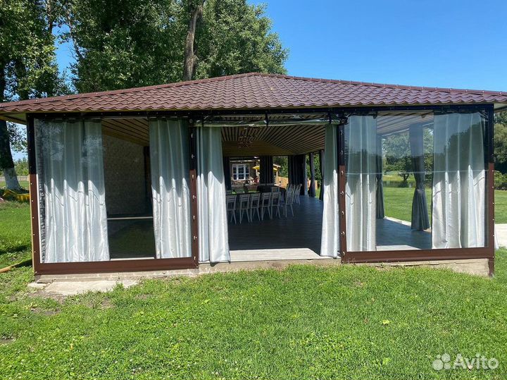 Мягкие окна для веранд и террас